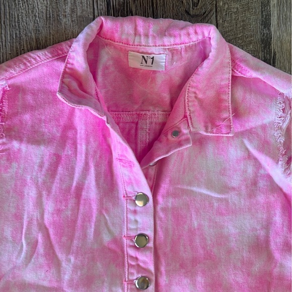 N’ 1 LOS ANGELES ACID VIEWS DENIM JUMPSUIT DISTRESSED DOLLSSKILLS, SMALL - Picture 9 of 15